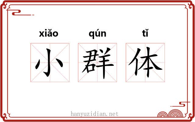 小群体 小群体