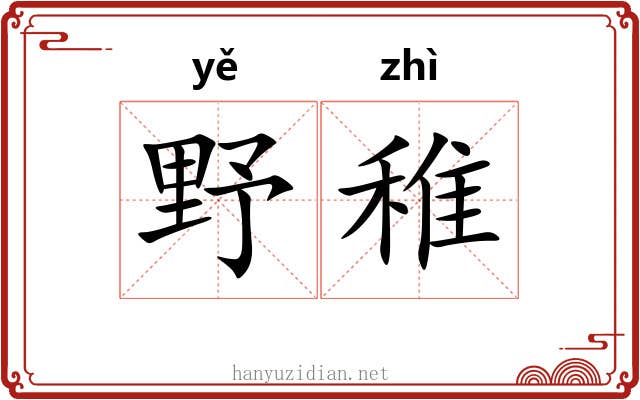 野稚