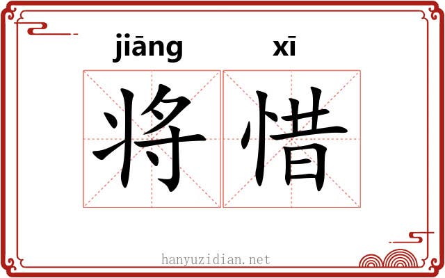 将惜