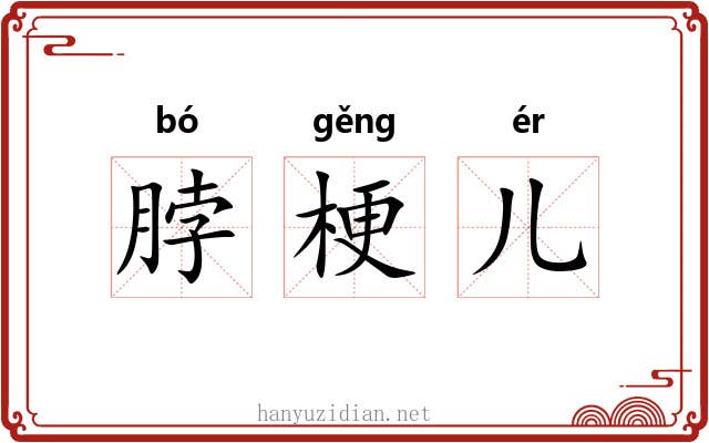 脖梗儿 脖梗儿