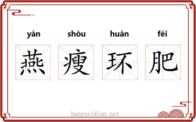 燕瘦环肥 燕瘦环肥