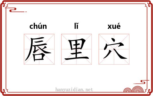 唇里穴 唇里穴