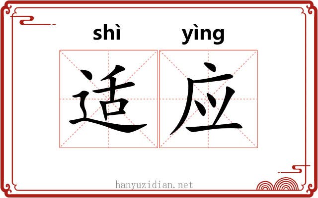 适应 适应