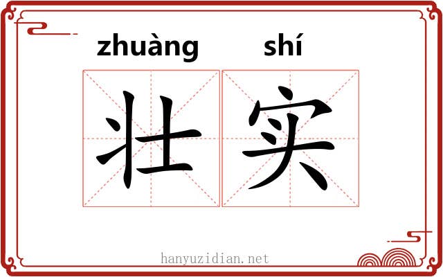 壮实
