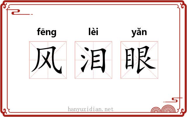 风泪眼 风泪眼