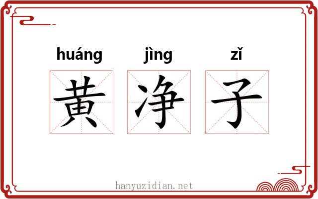 黄净子 黄净子