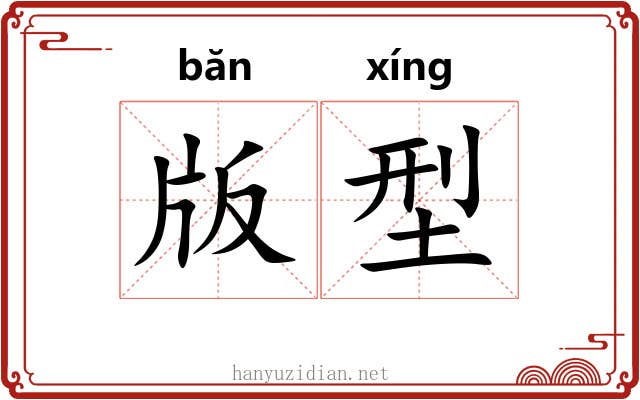 版型