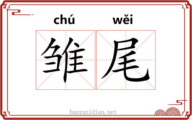 雏尾
