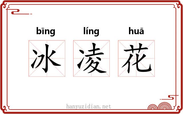 冰凌花 冰凌花