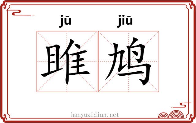 雎鸠 雎鸠