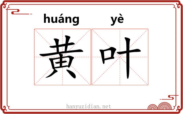黄叶 黄叶
