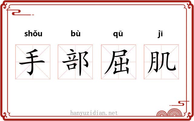 手部屈肌 手部屈肌