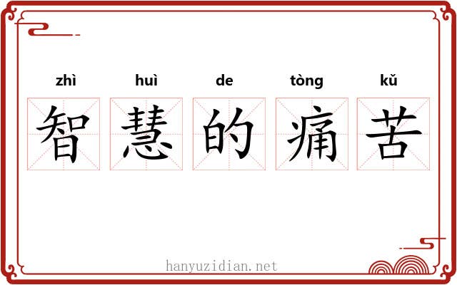 智慧的痛苦