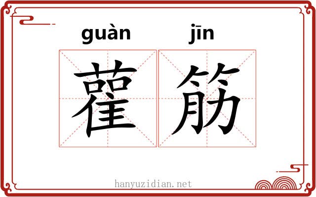 雚筋