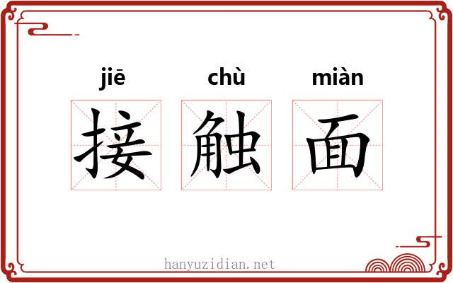 接触面