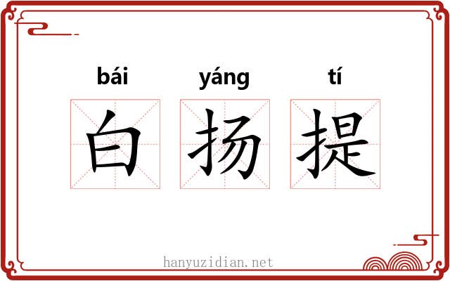 白扬提 白扬提