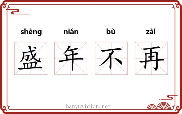盛年不再 盛年不再