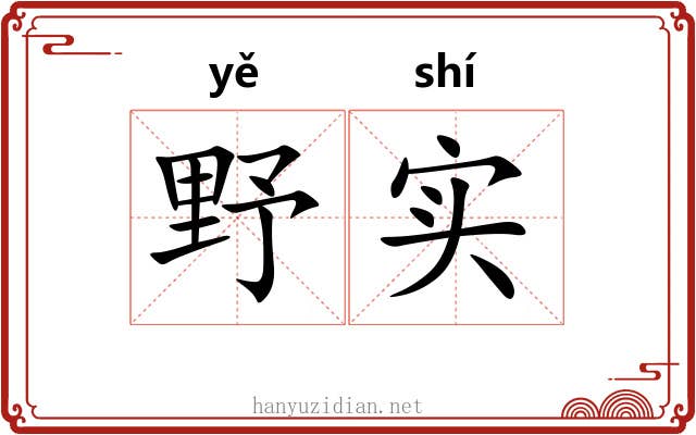 野实 野实