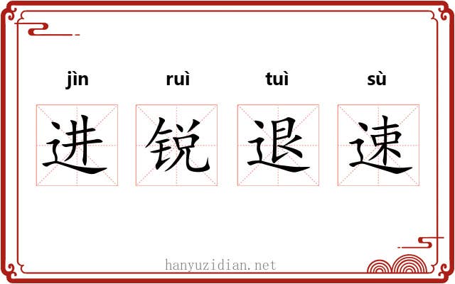 进锐退速 进锐退速