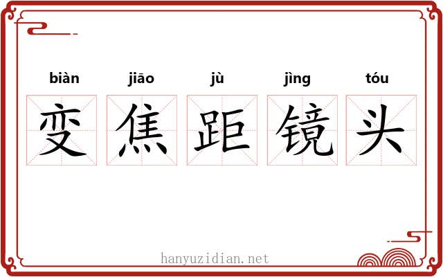 变焦距镜头