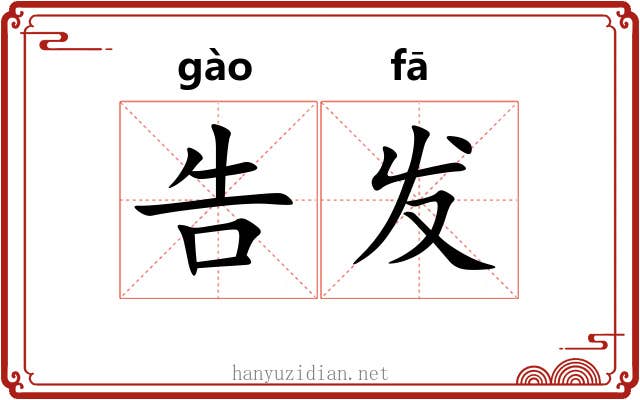 告发 告发