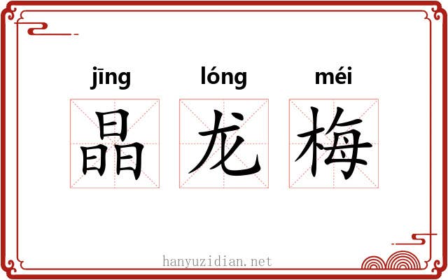 晶龙梅