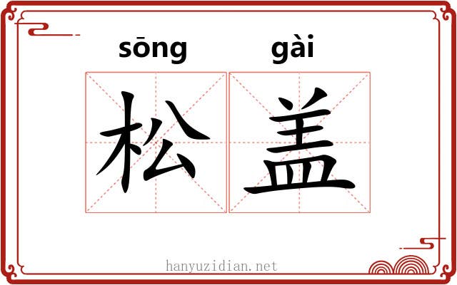 松盖
