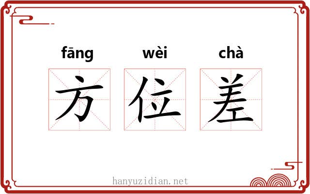 方位差