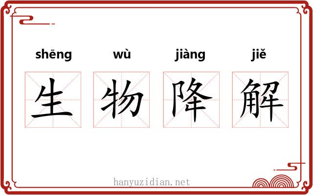生物降解 生物降解