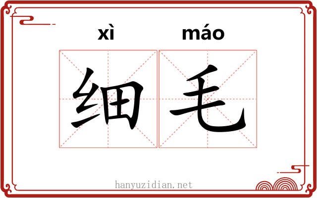 细毛 细毛
