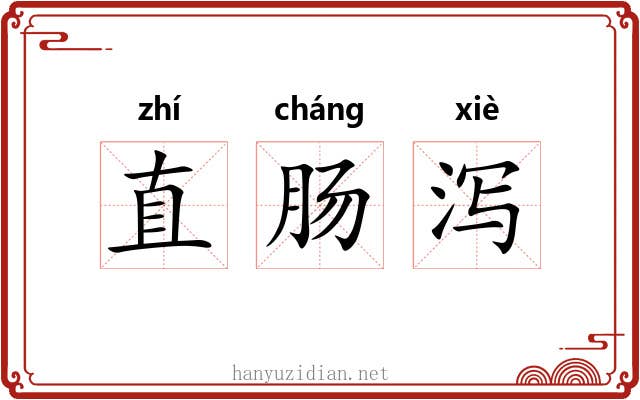 直肠泻 直肠泻
