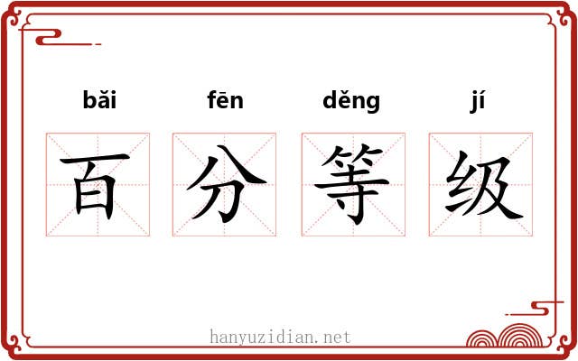 百分等级 百分等级