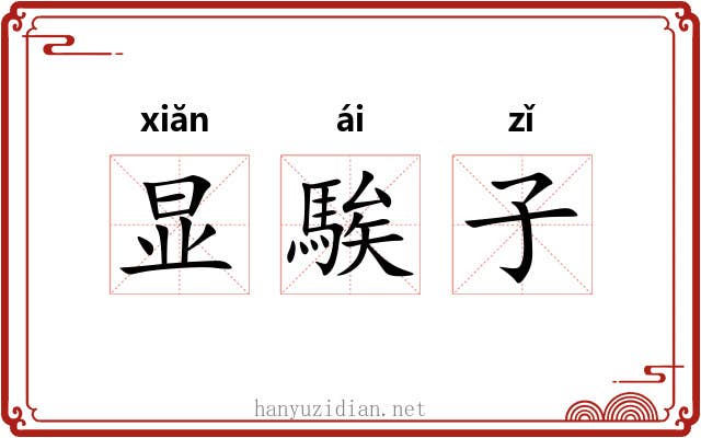 显騃子
