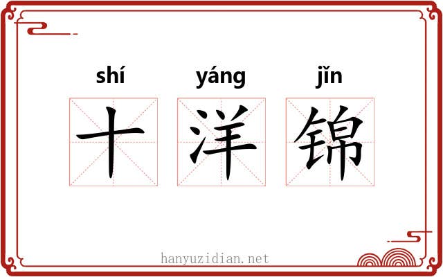 十洋锦 十洋锦