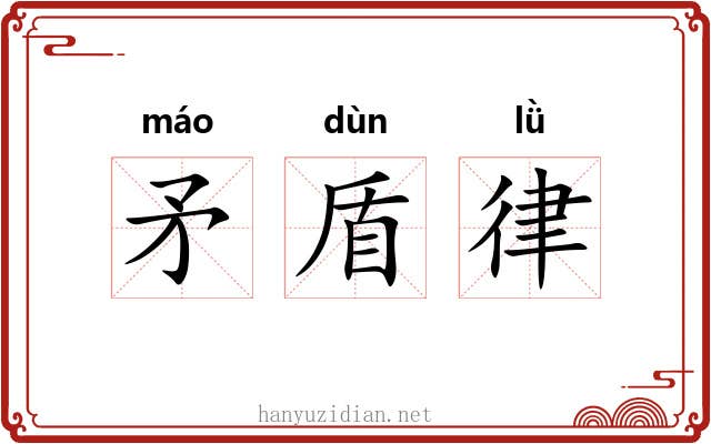 矛盾律 矛盾律