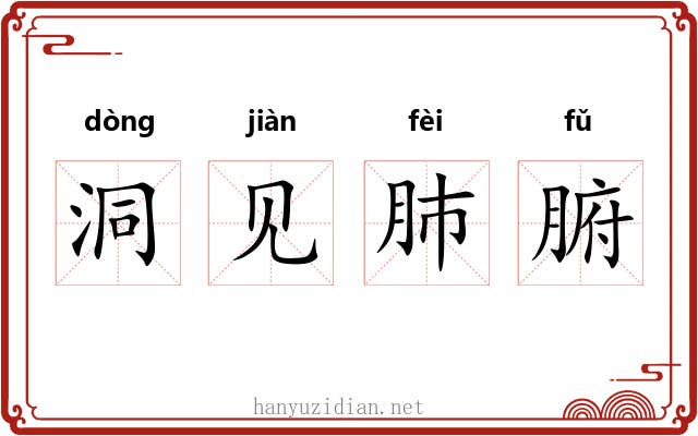 洞见肺腑 洞见肺腑