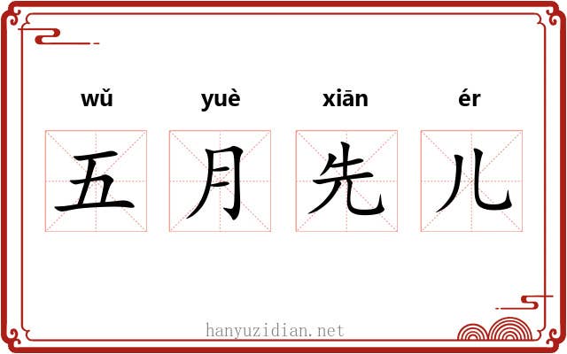 五月先儿 五月先儿