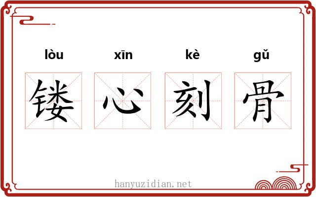 镂心刻骨