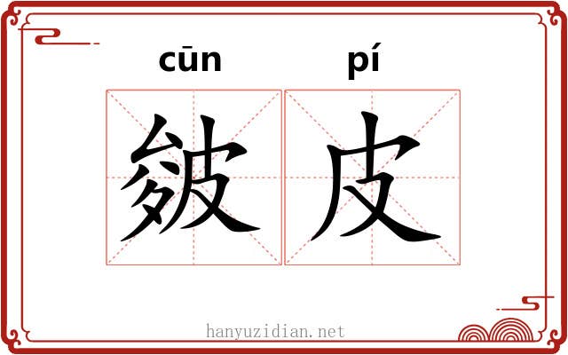 皴皮