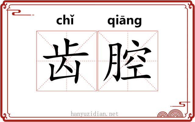 齿腔 齿腔