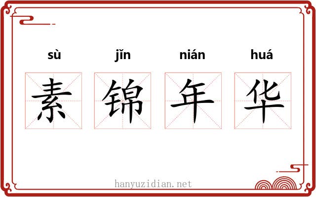 素锦年华