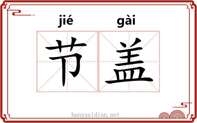节盖 节盖