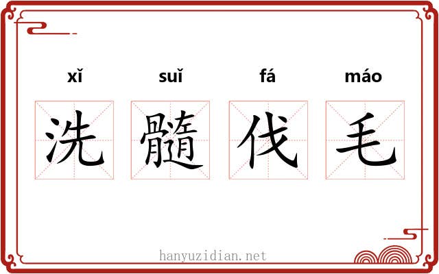 洗髓伐毛 洗髓伐毛