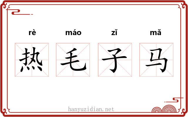 热毛子马 热毛子马