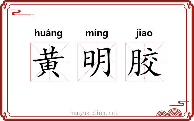 黄明胶 黄明胶