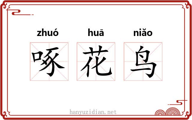 啄花鸟