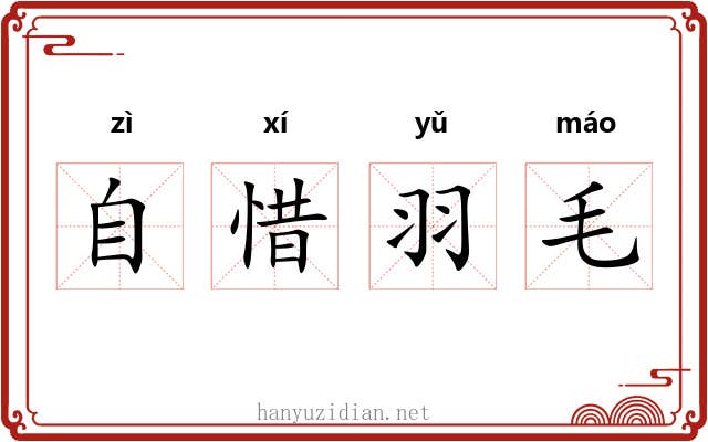 自惜羽毛 自惜羽毛