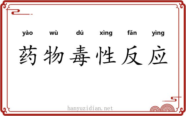 药物毒性反应 药物毒性反应