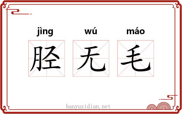 胫无毛 胫无毛