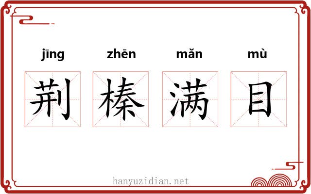 荆榛满目 荆榛满目
